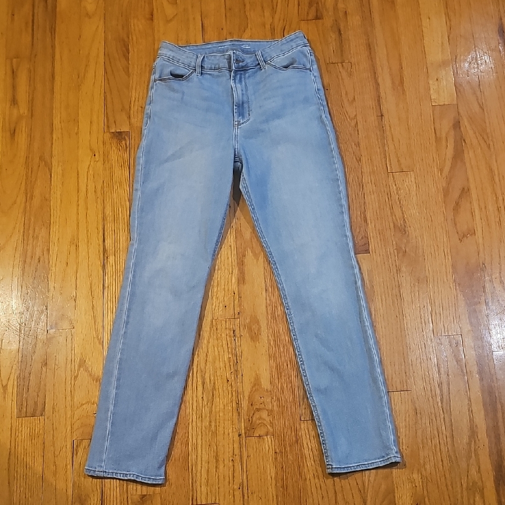 Old Navy Light Blue Women's Jeans High Rise Straight